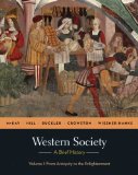 Western Society: a Brief History, Volume 1 From Antiquity to Enlightenment cover art