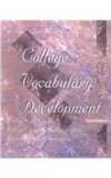 College Vocabulary Development 1999 9780324034011 Front Cover
