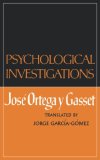 Psychological Investigations 1987 9780393331011 Front Cover
