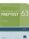 Official LSAT PrepTest 63 (June 2011 LSAT) cover art