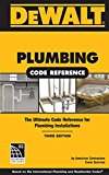 DEWALT Plumbing Code Reference Based on the 2015 International Plumbing and Residential Codes cover art