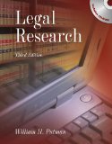 Legal Research 2nd 2009 9781428357013 Front Cover