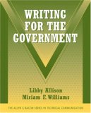 Writing for the Government  cover art