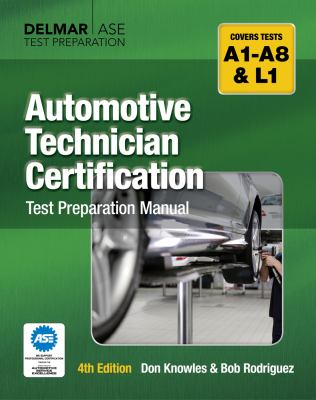 Automotive Technician Certification Test Preparation Manual  cover art