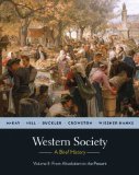 Western Society: a Brief History, Volume 2 From Absolutism to Present cover art