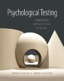 Psychological Testing Principles, Applications, and Issues cover art