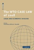 WTO Case Law Of 2008 2010 9780521154017 Front Cover