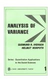 Analysis of Variance  cover art
