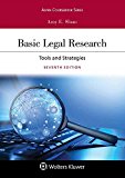 Basic Legal Research Tools and Strategies cover art
