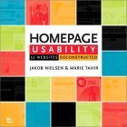 Homepage Usability 50 Websites Deconstructed  9780735711020 Front Cover