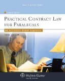 Practical Contract Law for Paralegals: An Activities-based Approach  9781454828020 Front Cover
