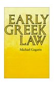 Early Greek Law  cover art