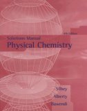 Physical Chemistry, Solutions Manual 