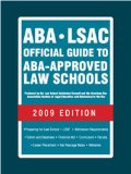 Aba-Lsac Official Guide to Aba-Approved Law Schools 2009  9780979305023 Front Cover