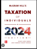 Loose Leaf for Mcgraw-Hill's Taxation of Individuals 2024 Edition 15th 9781265357023 Front Cover