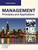 Management Principles and Applications, Third Edition (Paperback-B/W) 3rd 9781942041023 Front Cover