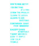 Peter Fischli David Weiss How to Work Better  9783791355023 Front Cover