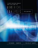 Sg Numerical Analysis 8th 2005 9780534392024 Front Cover