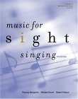 Music for Sight Singing 4th 2004 Revised  9780534628024 Front Cover