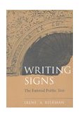 Writing Signs The Fatimid Public Text 1998 9780520208025 Front Cover