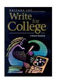Write for College Softcover College Handbook  9780669444025 Front Cover