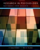 Research in Psychology Methods and Design cover art