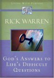 God's Answers to Life's Difficult Questions 2006 9780310273028 Front Cover