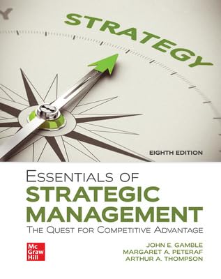 Loose-Leaf Essentials of Strategic Management 8th 9781266496028 Front Cover