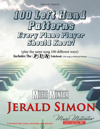 100 Left Hand Patterns Every Piano Player Should Know Play the Same Song 100 Different  9781948274029 Front Cover