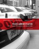 Police Administration Structures, Processes, and Behavior cover art