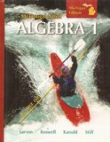 Algebra 1, Grades 9-12: Mcdougal Littell High School Math Michigan cover art