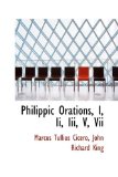 Philippic Orations, I, II, III, V, VII: 2009 9781103424030 Front Cover