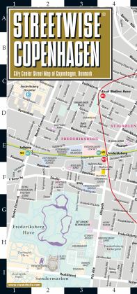 Streetwise Copenhagen Map - Laminated City Center Street Map of Copenhagen, Denmark 2023 9782067260030 Front Cover