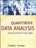 Quantitative Data Analysis Doing Social Research to Test Ideas