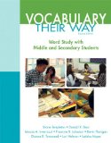 Words Their Way Vocabulary for Middle and Secondary Students