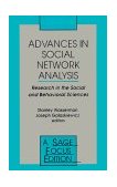 Advances in Social Network Analysis Research in the Social and Behavioral Sciences  9780803943032 Front Cover