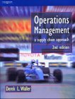 Operations Management A Supply Chain Approach 2nd 2003 9781861528032 Front Cover