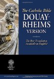 Holy Bible Douay Rheims Version Standard Size Leather Black  9781935302032 Front Cover
