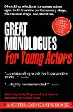 Great Monologues for Young Actors cover art