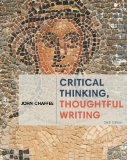 Critical Thinking, Thoughtful Writing: 2014 9781285443034 Front Cover