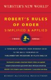 Webster's New World Robert's Rules of Order Simplified and Applied, Third Ed  cover art