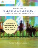 Introduction to Social Work and Social Welfare 4th 2012 9781133372035 Front Cover