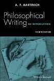 Philosophical Writing An Introduction cover art