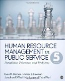 Human Resource Management in Public Service Paradoxes, Processes, and Problems cover art