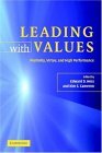 Leading with Values Positivity, Virtue, and High Performance cover art