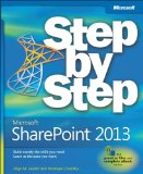 Microsoft SharePoint 2013 Step by Step  cover art
