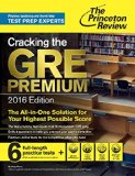 Cracking the GRE Premium 2016 2015 9780804126038 Front Cover