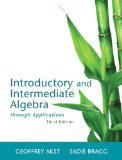 Introductory and Intermediate Algebra Through Applications  cover art