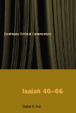 Isaiah 40-66 A Commentary  9780802826039 Front Cover