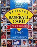 Official Baseball Card Price Guide 1990 9780881768039 Front Cover